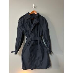 USAF All Weather Trench Coat 44S Defense Logistics Agency Military Issued